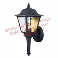 13.5in. 1-Light Black Outdoor Wall light sconce