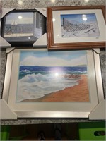 Framed beach theme lot