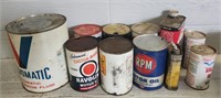 Assortment of Oil Cans