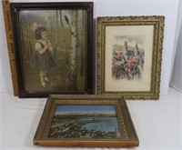 Lot of Framed Pictures-14" x 17", 11" x 14 1/2",