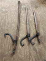 3 Wooden Handle Cant Hooks