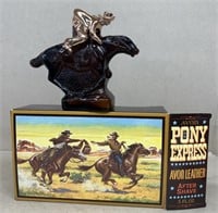 Pony express AVON aftershave with original box