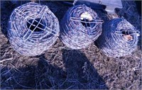3 rolls of Red Brand barbed wire