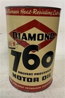 Diamond 760 5qt. Motor oil can