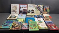21pc Mixed Animal Related Books w/Birds