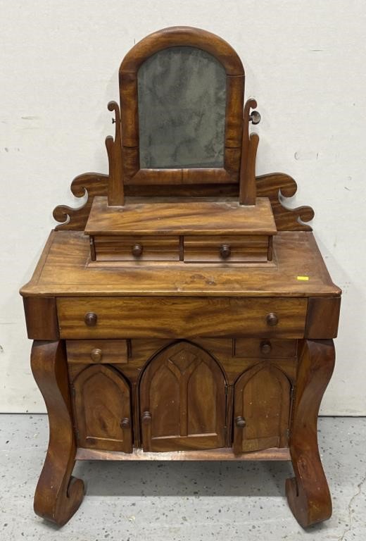 Antique Miniature Child's Empire Bureau Dresser