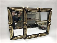 Pair of decorator mirrors