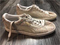 Puma Paint Splatter Sneakers Size 10