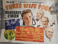 Orignal Movie Poster 1946 Three Wise Fools