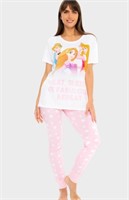 Disney Women's Princess Print Pajamas, M