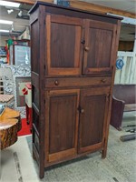 Antique Pie-Safe Cupboard