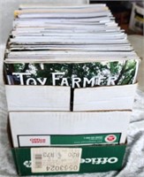 Box of Toy Farmer Magazines