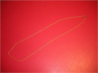 14 Karat Gold Necklace  18 Inches Long