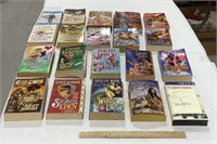 Lot of books w/ vhs tape