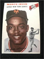 1954 Topps #3 Monte Irvin HOF Mid grade Condition.