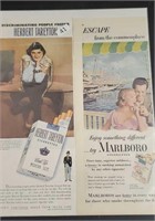 Cigarette advertising.
