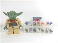 Cadran-réveil Star Wars Lego + 14 figurines Lego