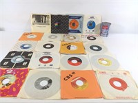 24 vinyles 45 rpm - Single records