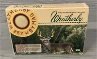 (20) Rounds .257 Weatherby Mag Ammo