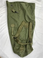 Military Duffle Backpack, Green