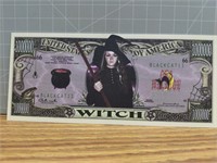 Witch banknote