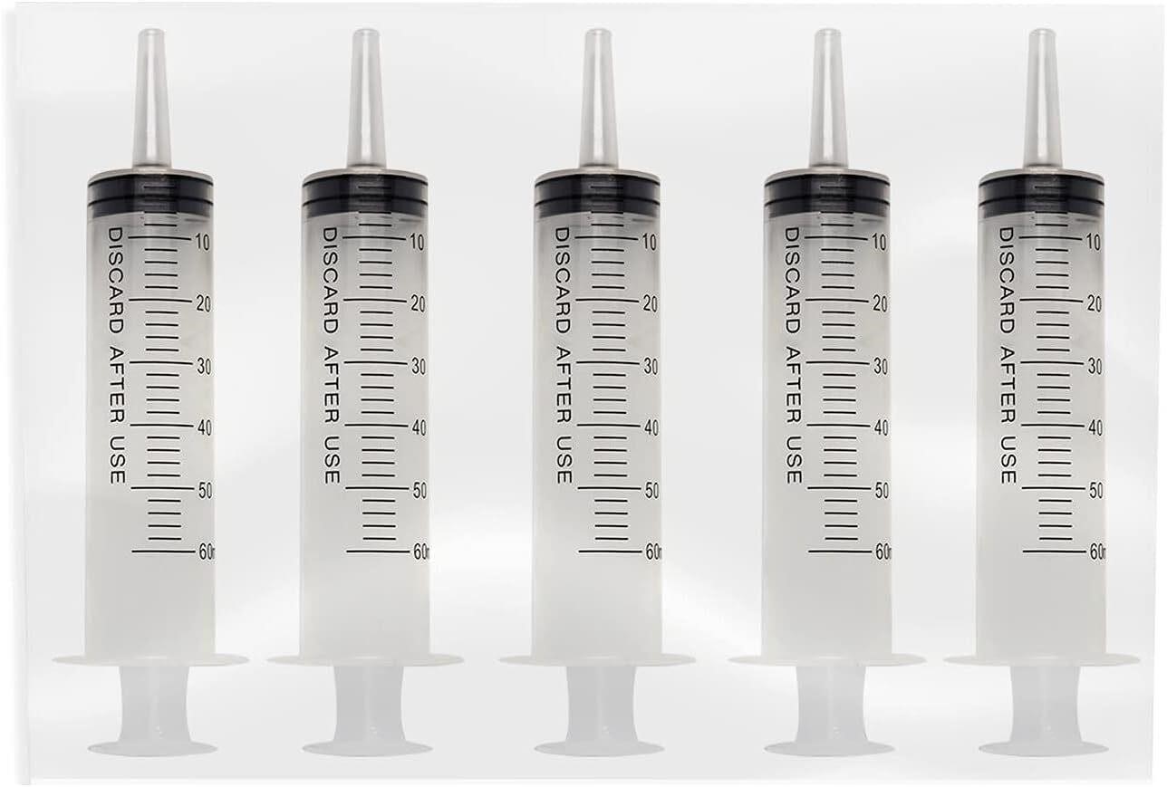 60ml Catheter Tip Syringe 5 Pack by Tilcare