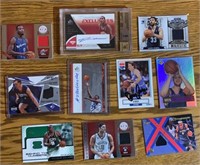 (10) NBA Jersey/ Autographed Rookie Cards