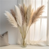 10-Stem 40-Inch Pampas Grass Decor for Home