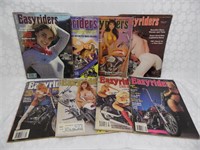 (8)70s-00s Easyriders Magazine Lot