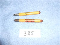 2 Minneapolis-Moline Bullet Pencils