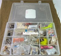 Plano Box Full of Hooks & Weights