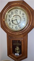 D.E.A. Regulator Clock w/Key & Pendulum