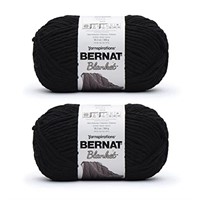 Bernat Blanket Coal Yarn - 2 Pack of 300g/10.5oz