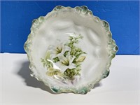 RS Prussia Floral Berry Bowl 10 " D