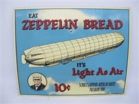 ZEPPLIN BREAD EMBOSSED SIGN DESPERATE SIGN CO.