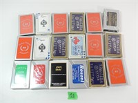 Qty of 18 Playing Cards, sealed