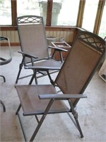 Outdoor table(no top) w/4 chairs