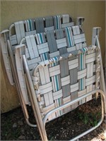 Outdoor folding chairs