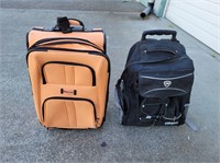 (2) Rolling Luggage Bags