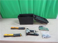 Staplers- air & manual,staples, case, not glue gun