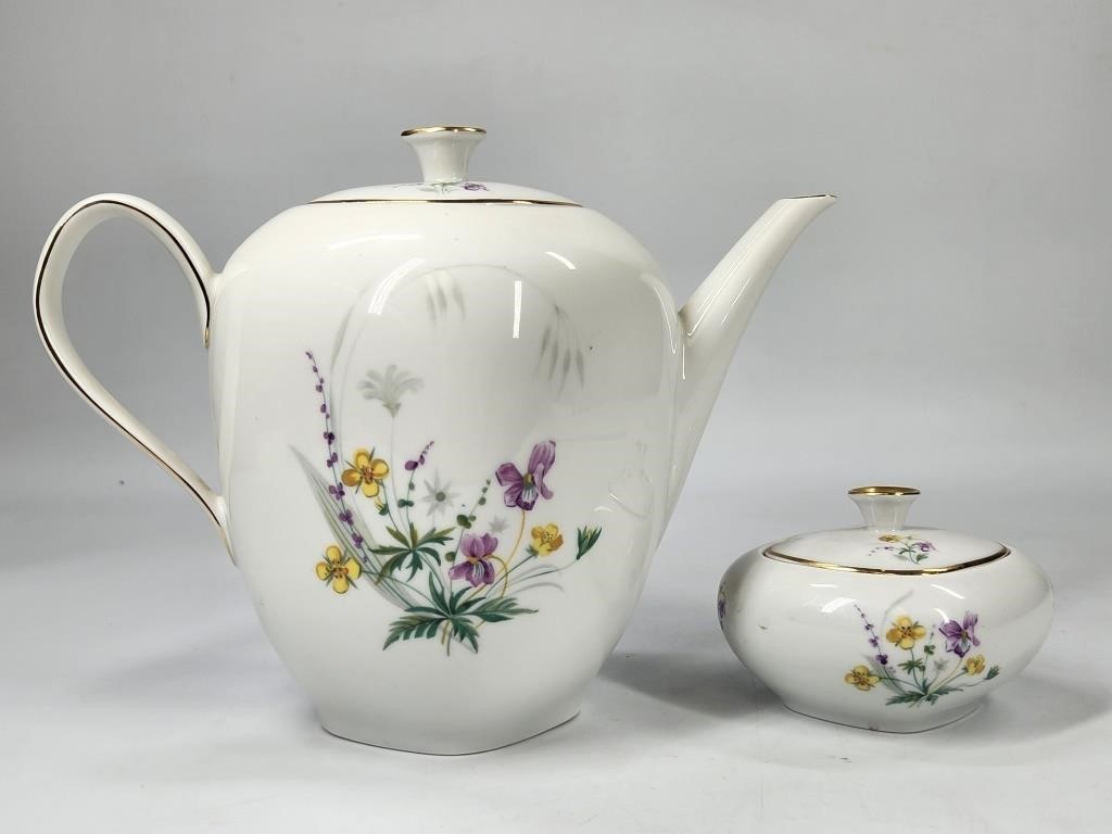 ZEH SHERZER TEA POT & SUGAR