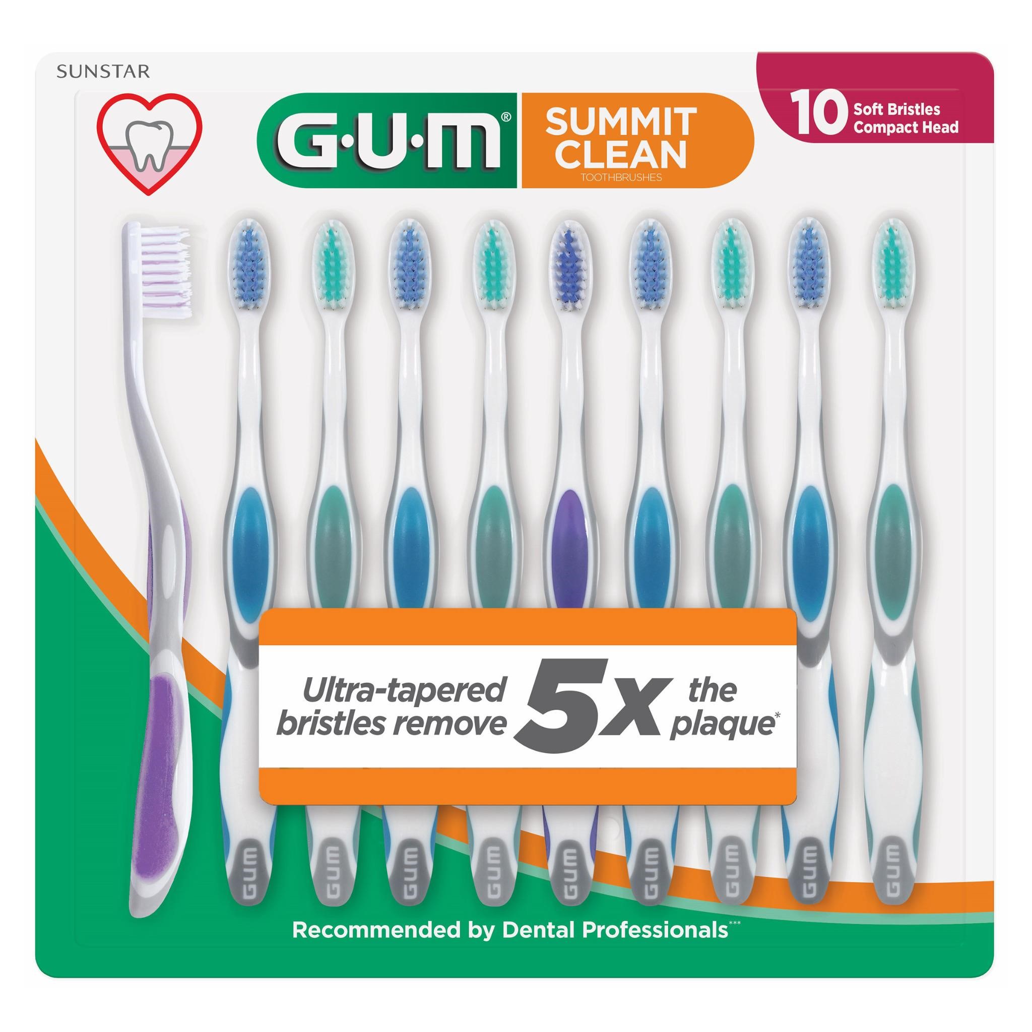 GUM Summit Toothbrush 10pack