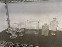 Misc Glass Lot (one chipped)