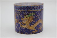 Cloisonné Dragon Box