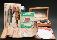 Vintage Sewing Notions, Pattern & Needle Kits