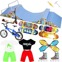 11pc Fingerboard & Ramp Toy Set x2