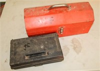 Red Tool Box with Contents