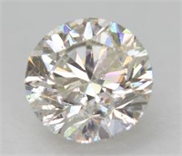 Certified 1.00 Ct Round Cut Loose Diamond