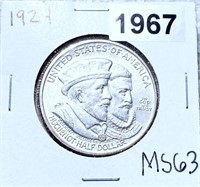 1924 Huguenot Half Dollar CHOICE BU