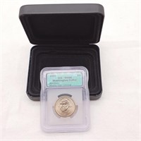 2007 Wash Dollar Mint Error MS64